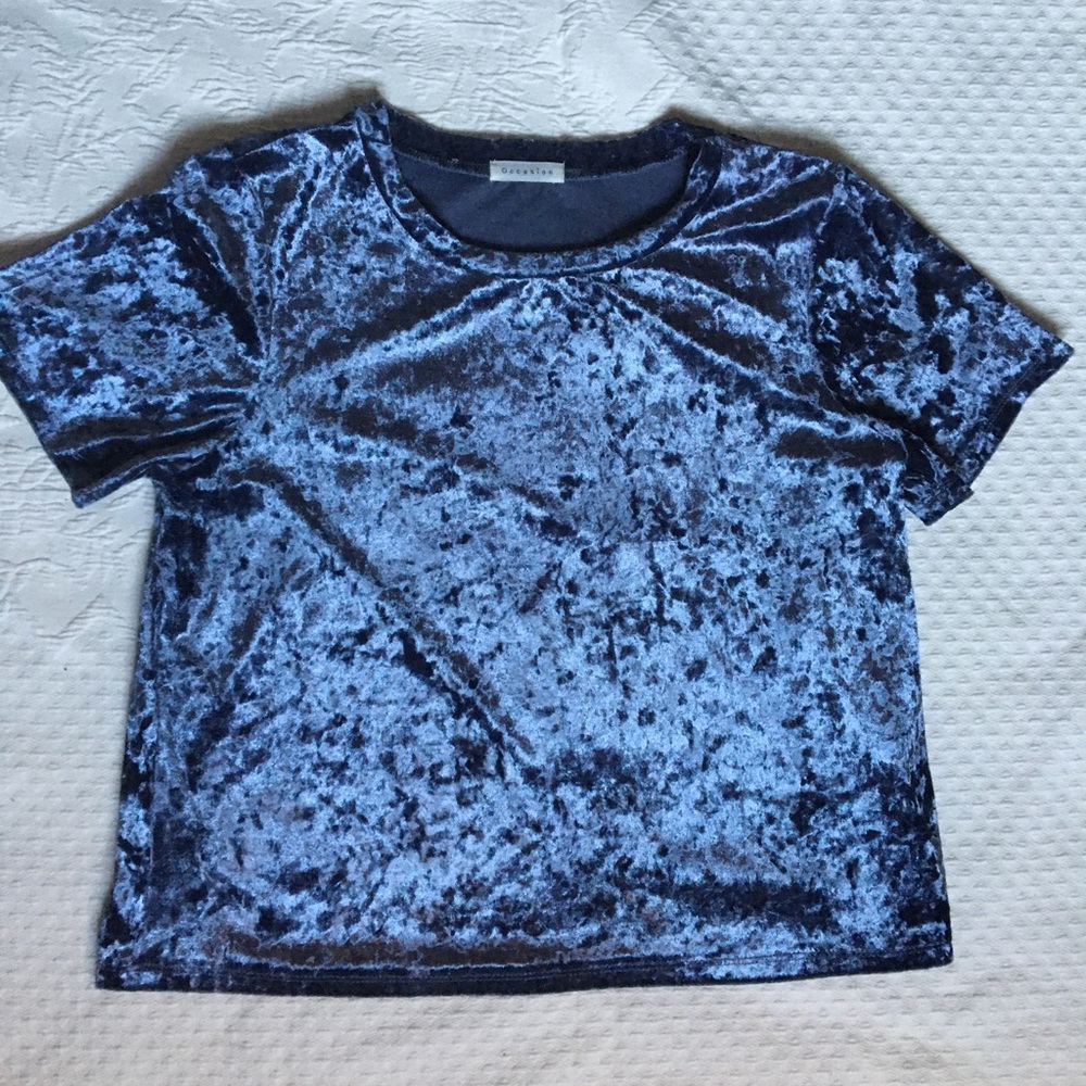 Occasion velvet short sleeve